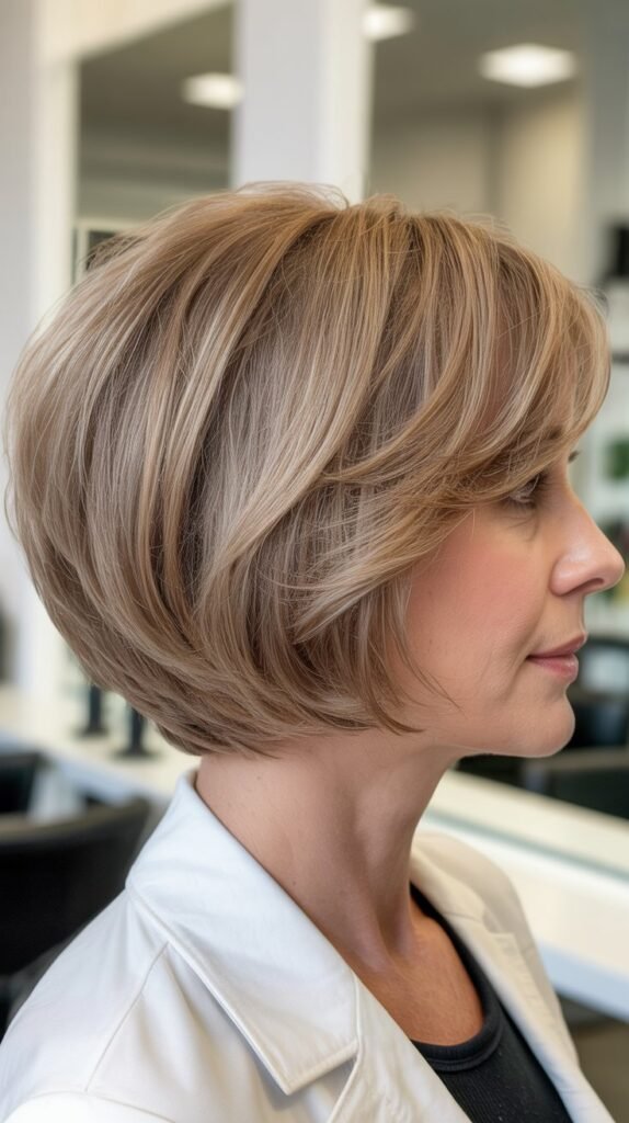 Stacked Bob with Short Nape