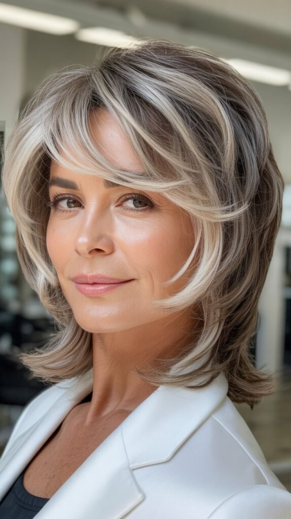 Piecey Midi Cut with Side Bangs