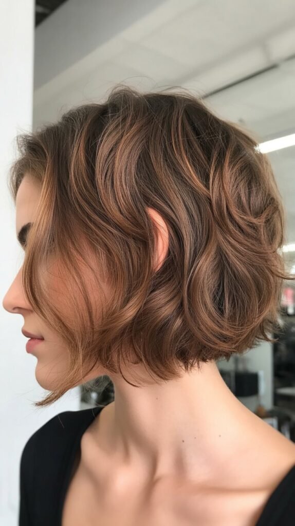Tousled French Bob with Lived-In Texture