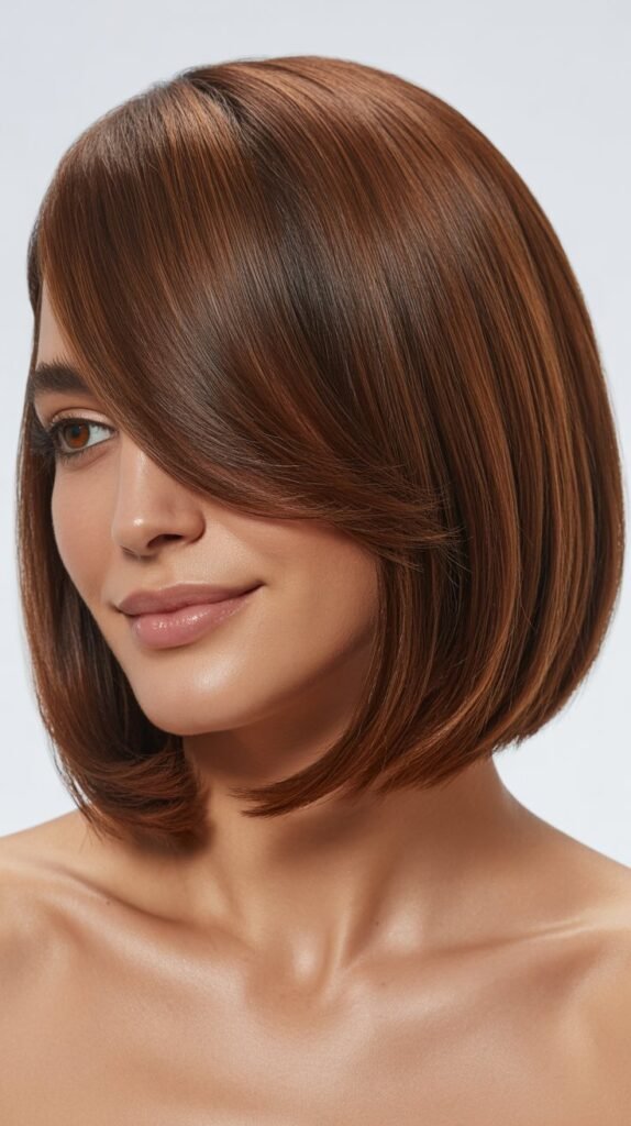 Medium Bob with Long Bangs