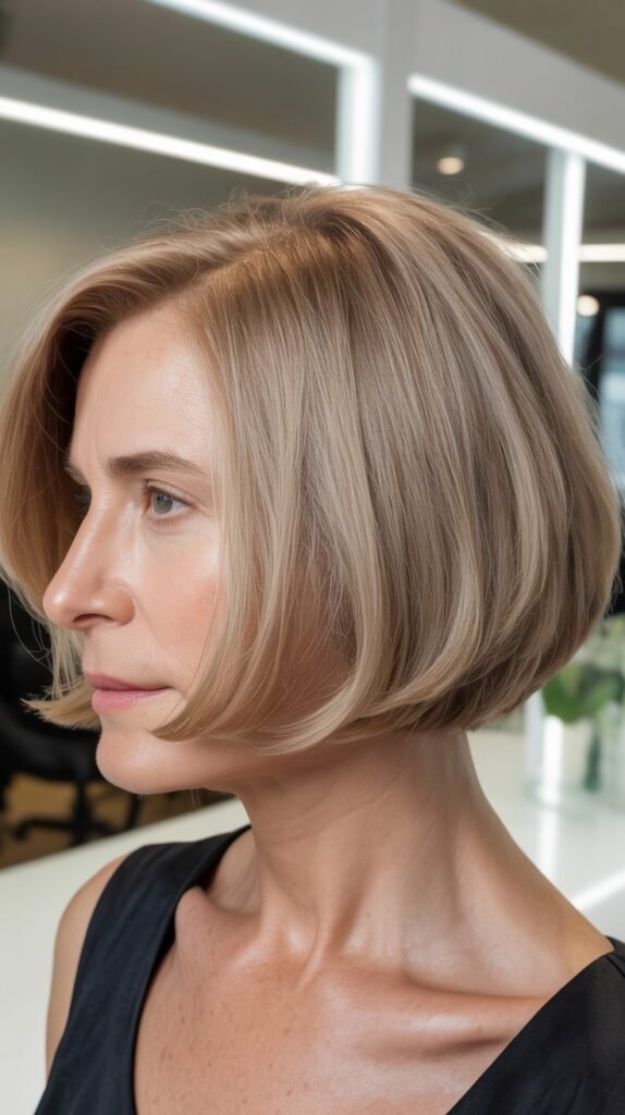 A-Line Bob with Gradual Angle