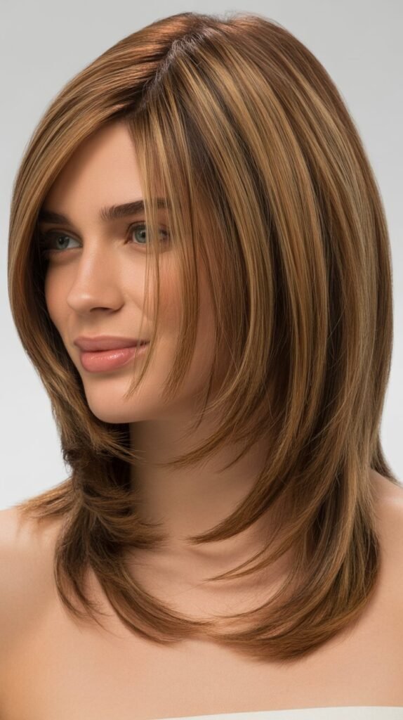 Disconnected Layers at Shoulder Length