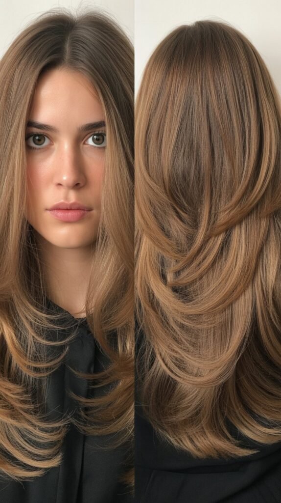Long Layers for Thick Hair