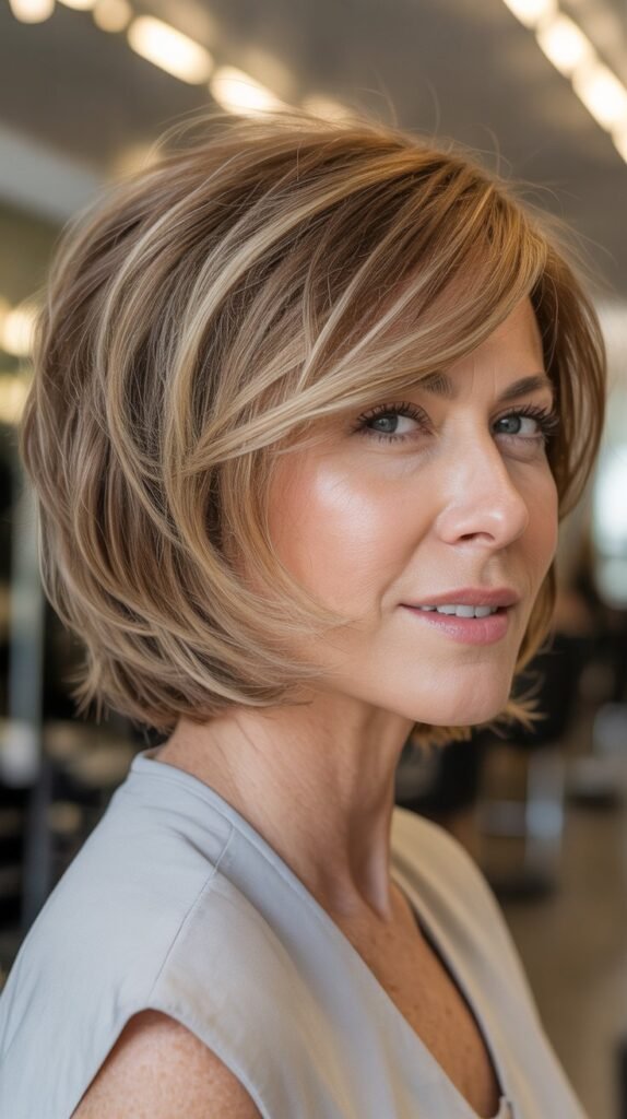 The Textured Choppy Bob