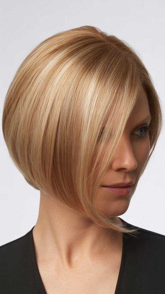 Asymmetrical Angled Bob