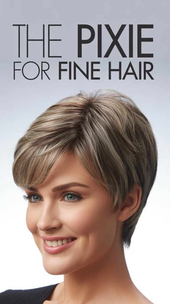 The Pixie for Fine Hair