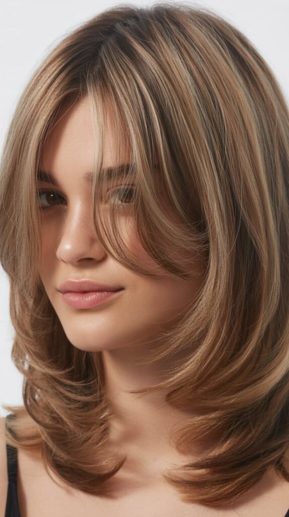 Medium Layers with Curtain Fringe