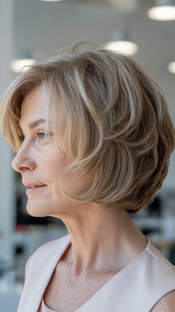 Textured Bob with Layers