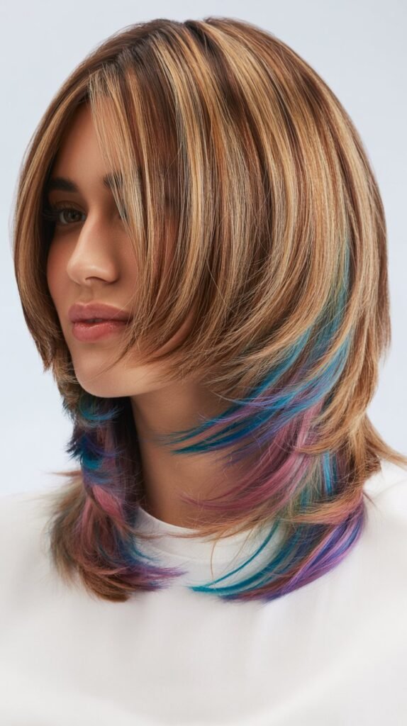 Layered Cut with Hidden Rainbow Underlayer