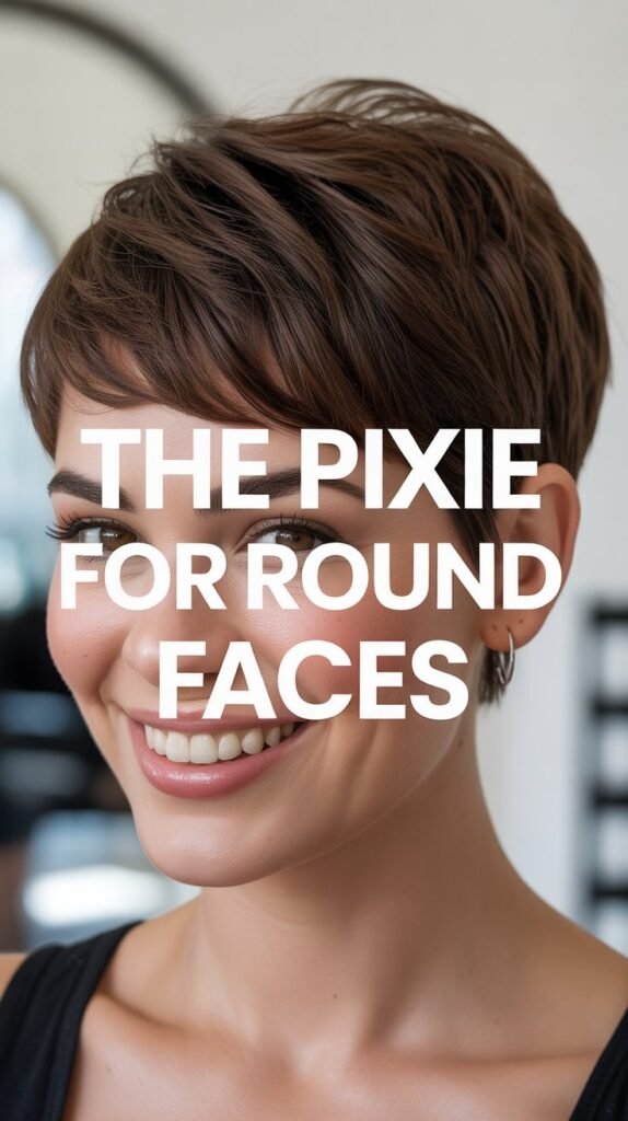 The Pixie for Round Faces