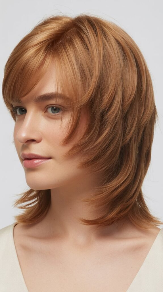 Feathered Fringe with Graduated Layers