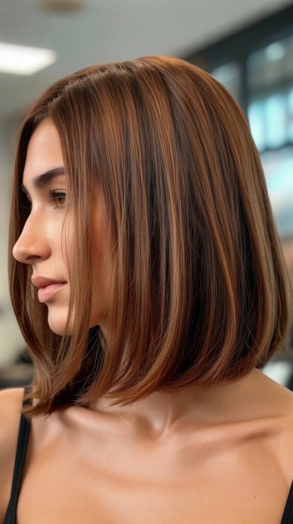 Long Bob with Volume at Crown