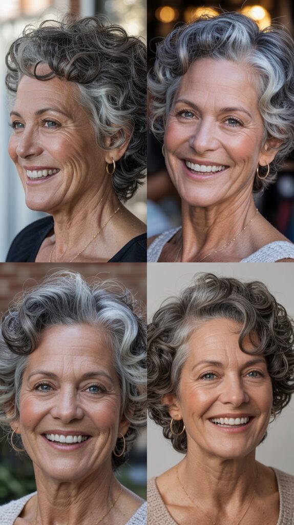 26 Perfect Hairstyles for Women Over 60 with Fine Medium Hair for Maximum Lift 3 The Elevated Crown Cut
