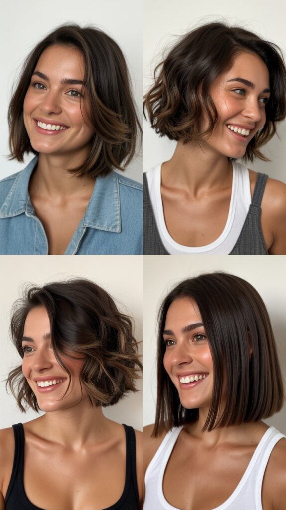 Textured Bob with Razored Ends