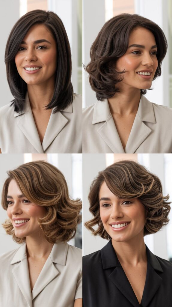 50 Long Layered Haircuts to Try—Front & Back Views 46 Conservative Professional Layers