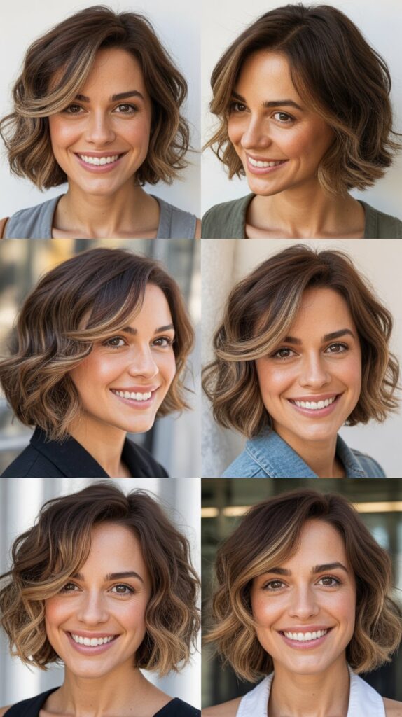 Long Layered Bob with Subtle Highlights