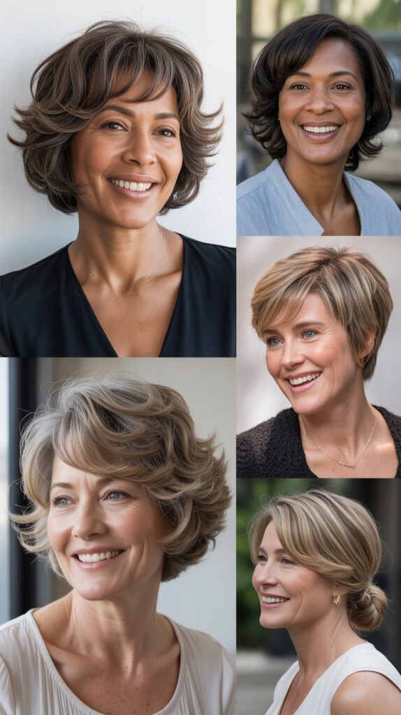 37 Fresh Short Bob Ideas for Women 50+ with Delicate Hair 10 Razored Bob with Piecey Texture