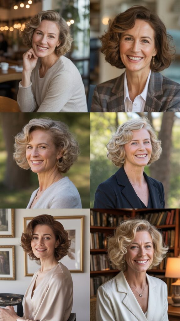 Wavy Bob with Soft Curls