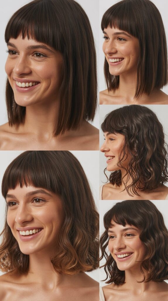  Long Bob With Razored Bangs