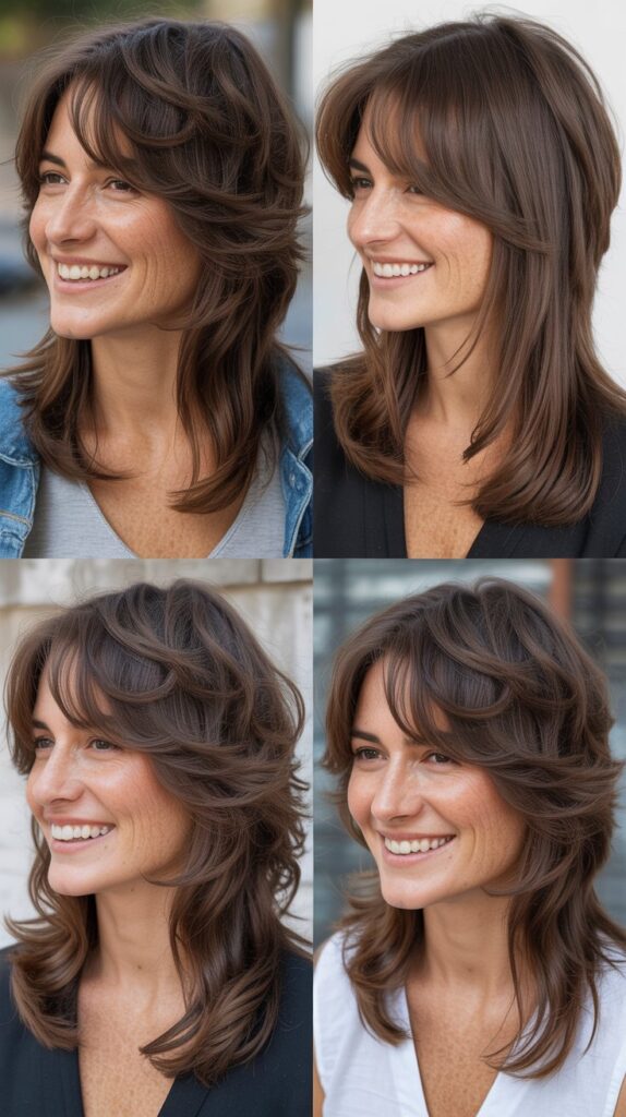 Long Wolf Cut with Graduated Layers