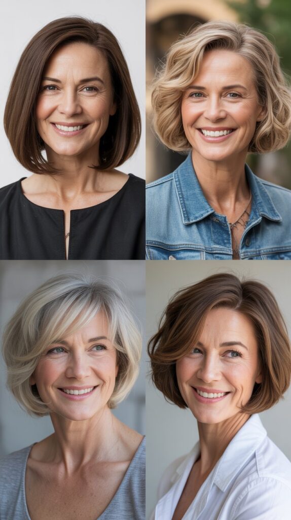 27 Trend-Forward Short Hairstyles for Women Over 50 Everyone Is Pinning 27 The Chin-Length Bob