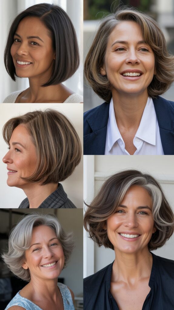 Angled Bob with Shorter Back