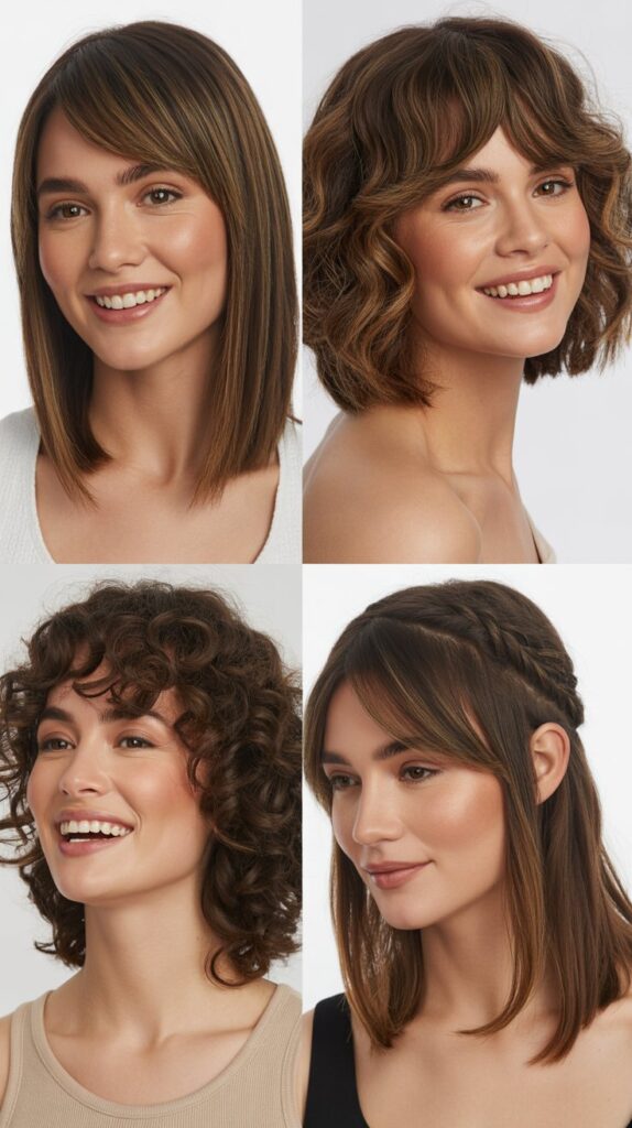  Long Bob with Side Bangs