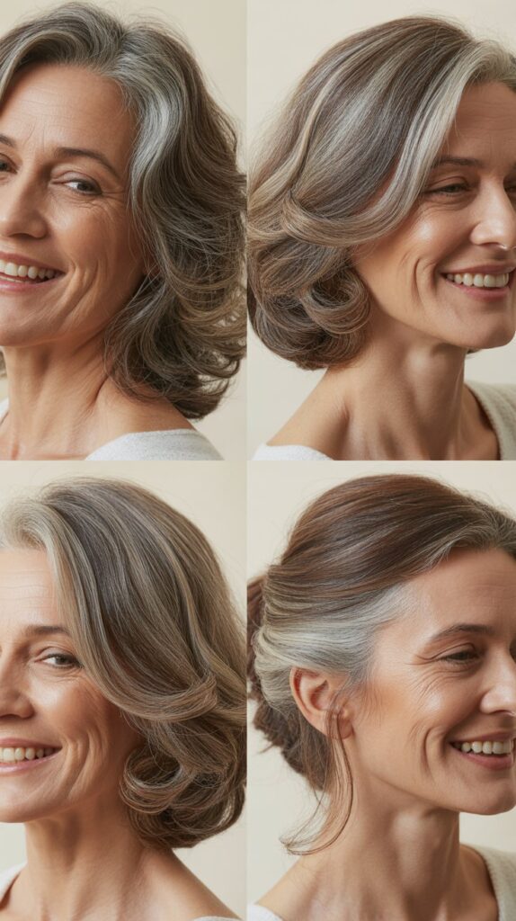 36 Youthful Sassy Long Hairstyles for Older Women That Still Feel Fresh 17 Long Hair with Graduated Layers