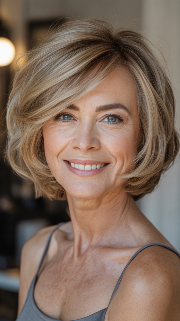 Tousled Bob with Dry Texture