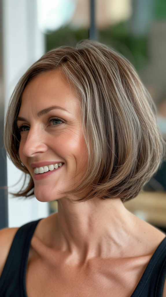 The Chin-Length Bob for Face-Framing Volume