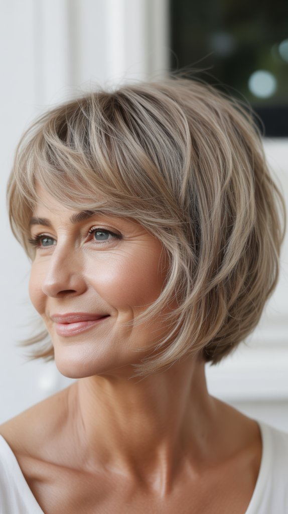 Angled Bob with Longer Front Pieces