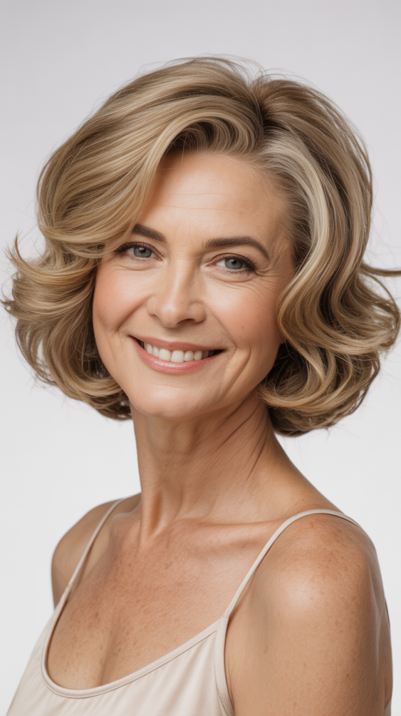 Wavy Bob with Beach Texture