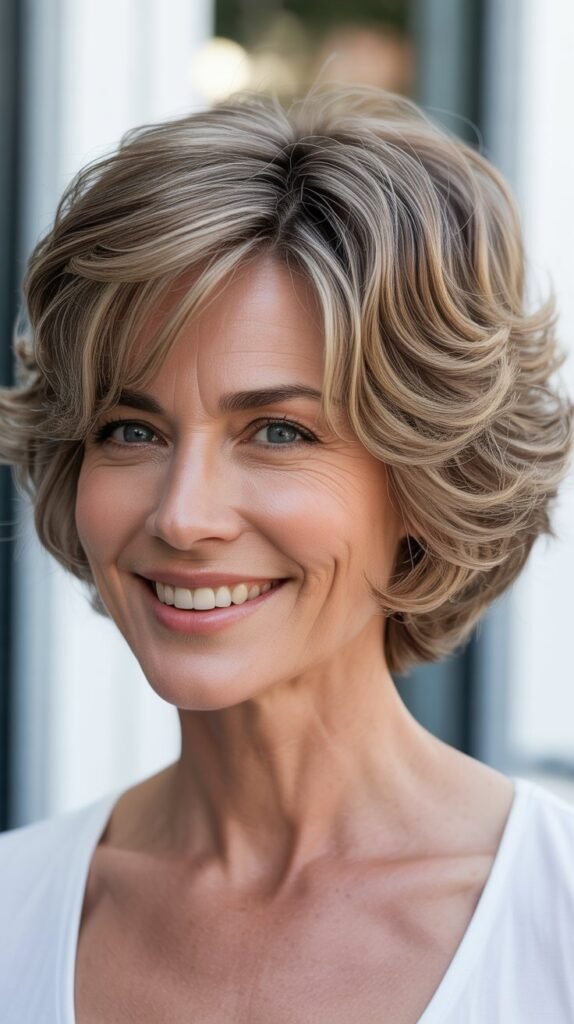 Textured Choppy Bob for Added Volume
