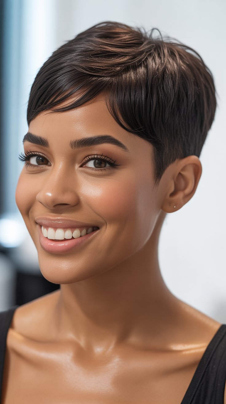 Chic Short Pixie Haircuts for Black Women