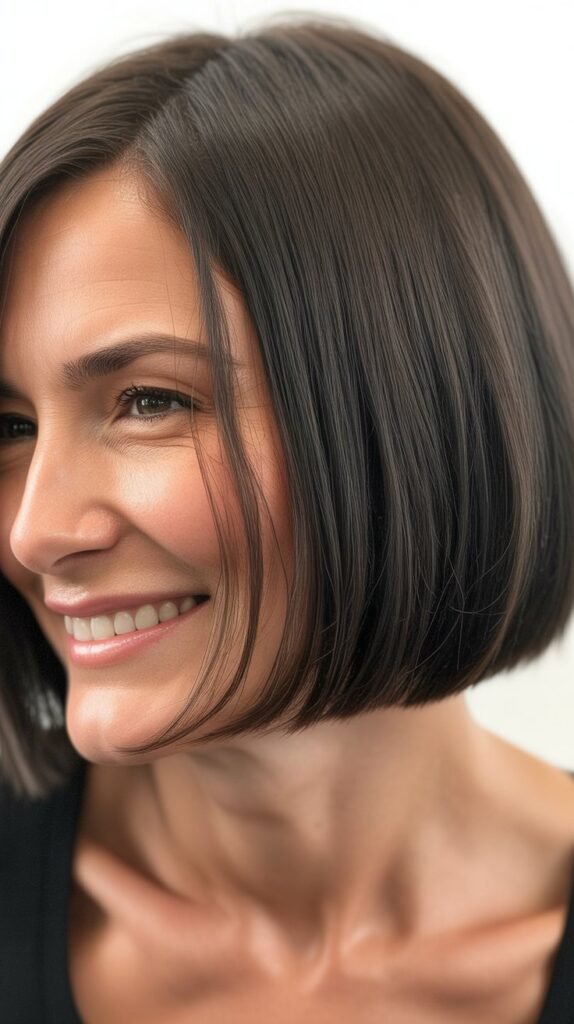 The Blunt Bob with Micro Layers
