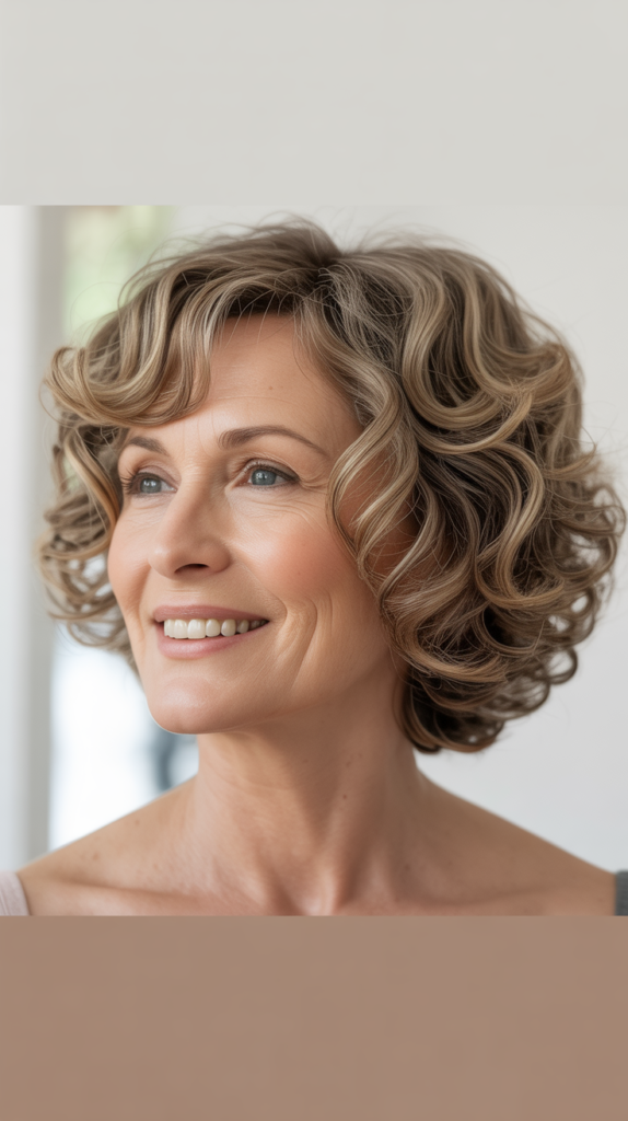The Curly Bob for Natural Volume