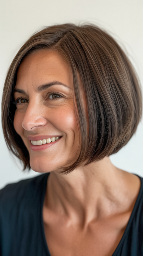 Bob with Undercut at Nape