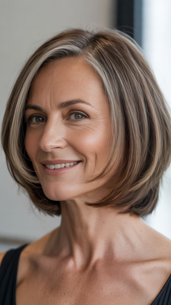 The Bob with Soft Undercut Layers