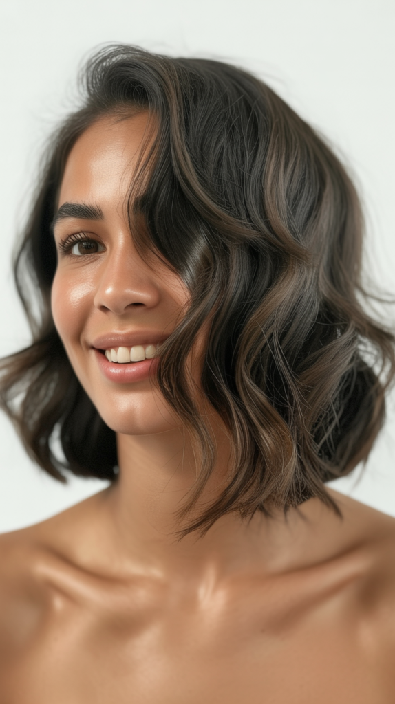 Asymmetric Cut with Textured Waves