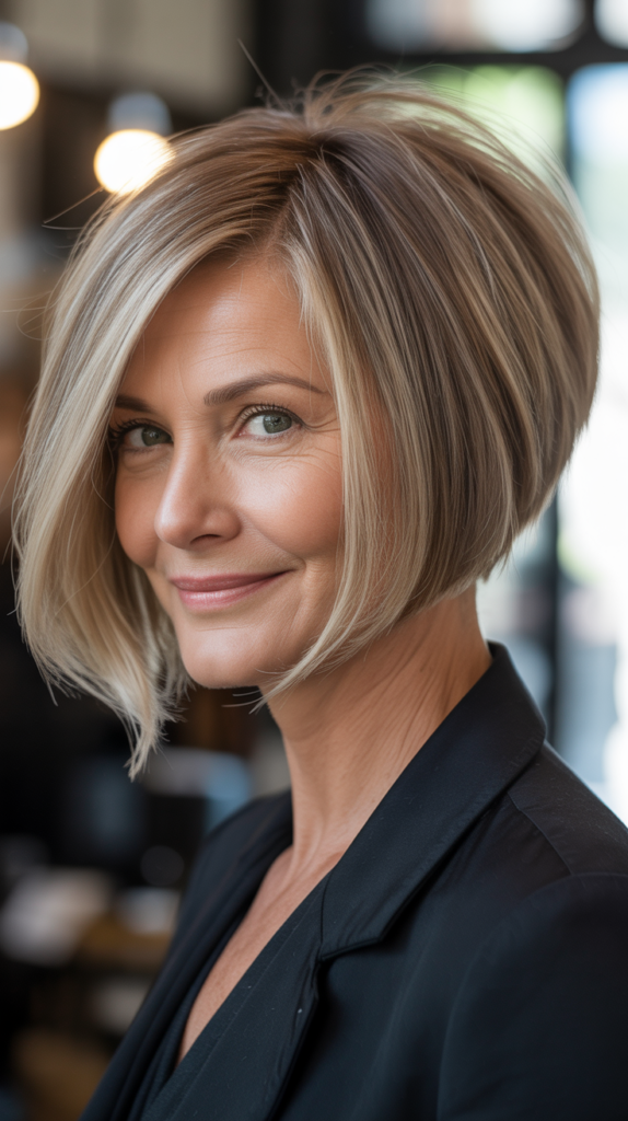 Graduated Bob with Extreme Angle