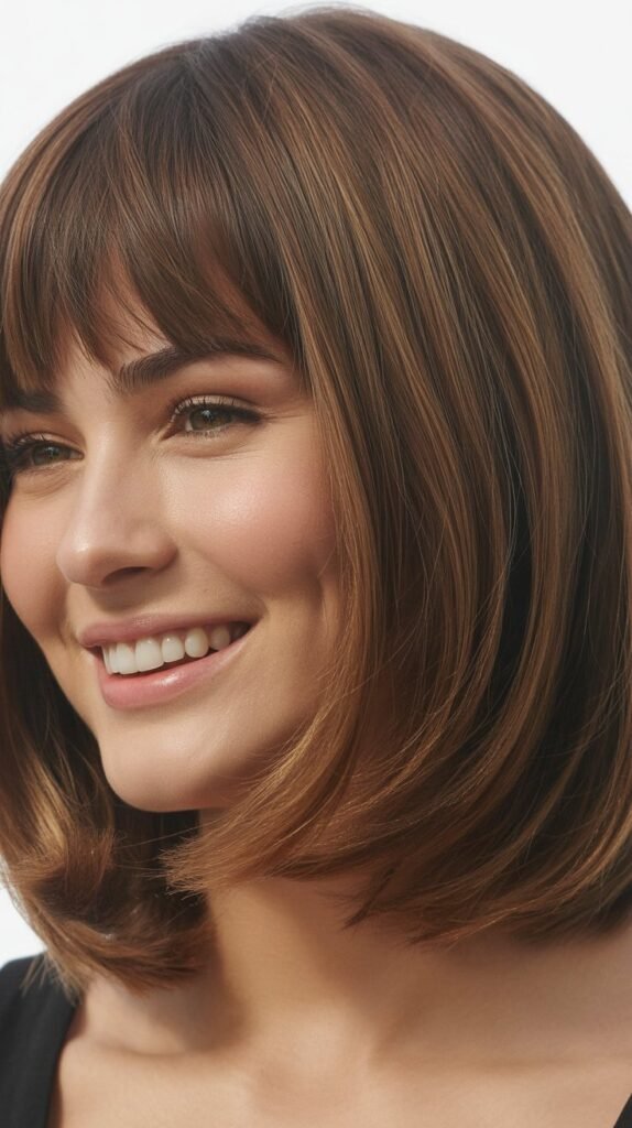 C-Cut Lob with Soft Bangs