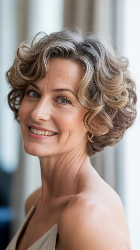 Curly Bob with Defined Ringlets