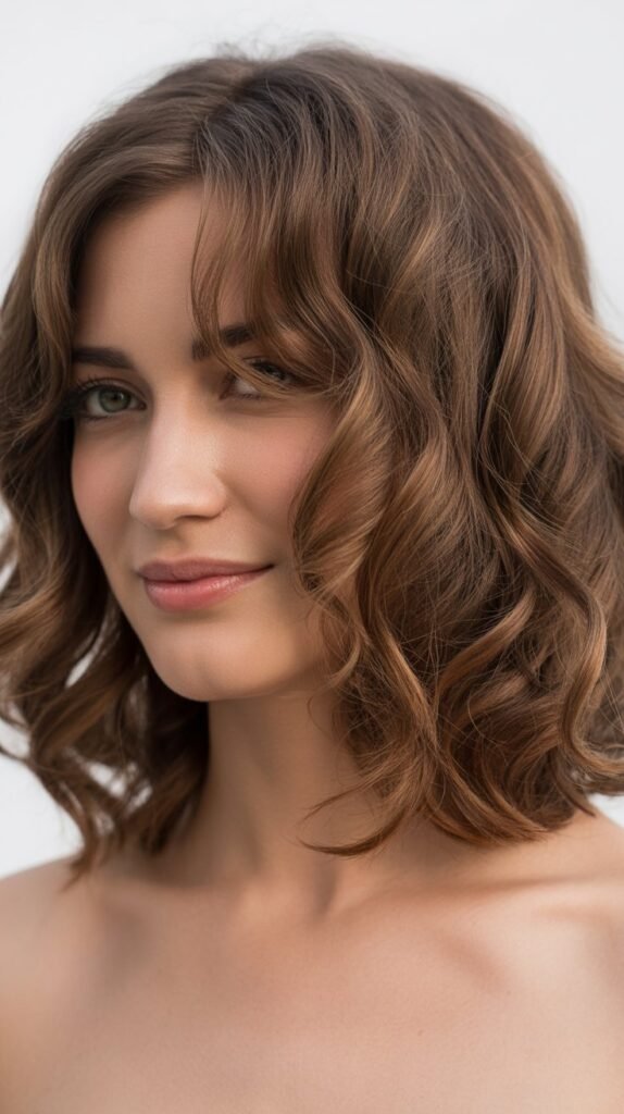 Long Bob with Loose Curls