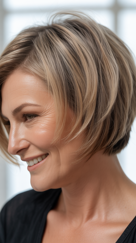 The Textured Choppy Bob