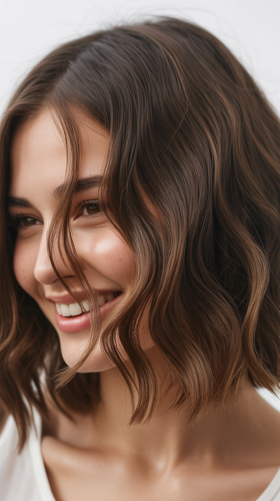 Blunt Cut with Internal Texturizing