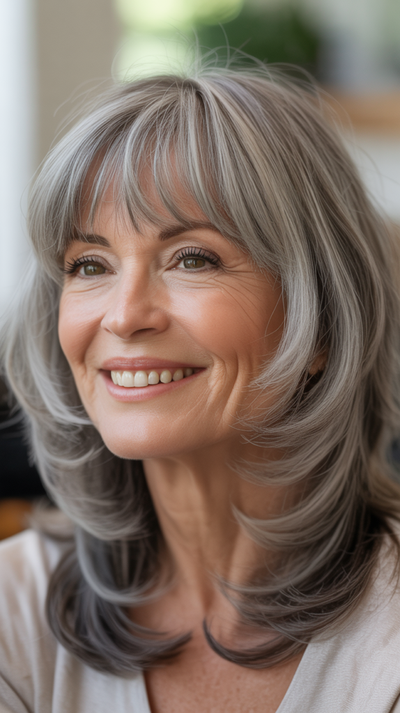 The Face-Framing Layered Cut with Bangs