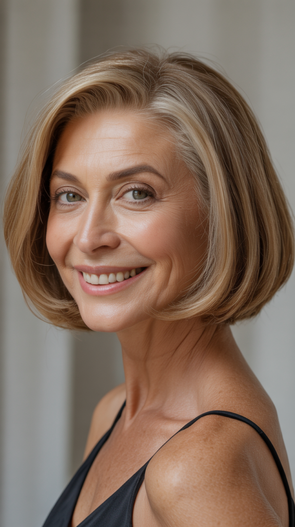 Charming Bob Styles Perfect for Fine, Thin Hair Over 50
