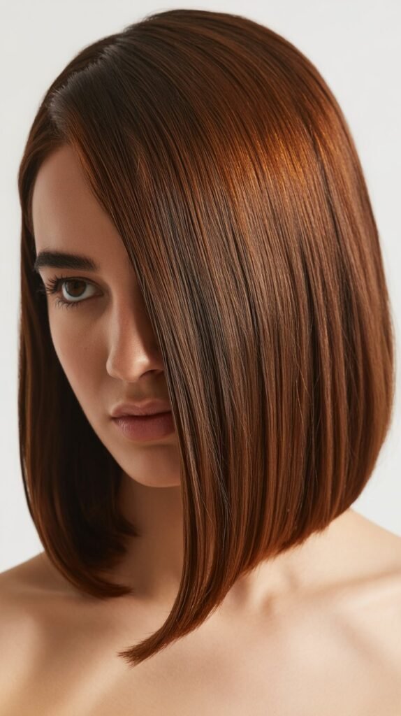 Long Bob with Deep Side Part