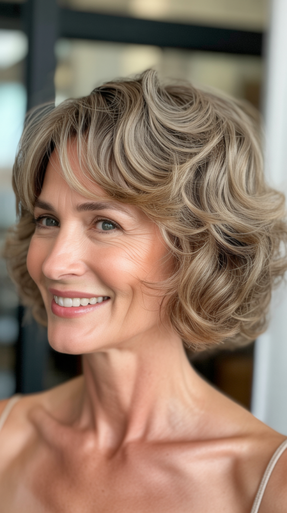 The Wavy Bob with Beach Texture