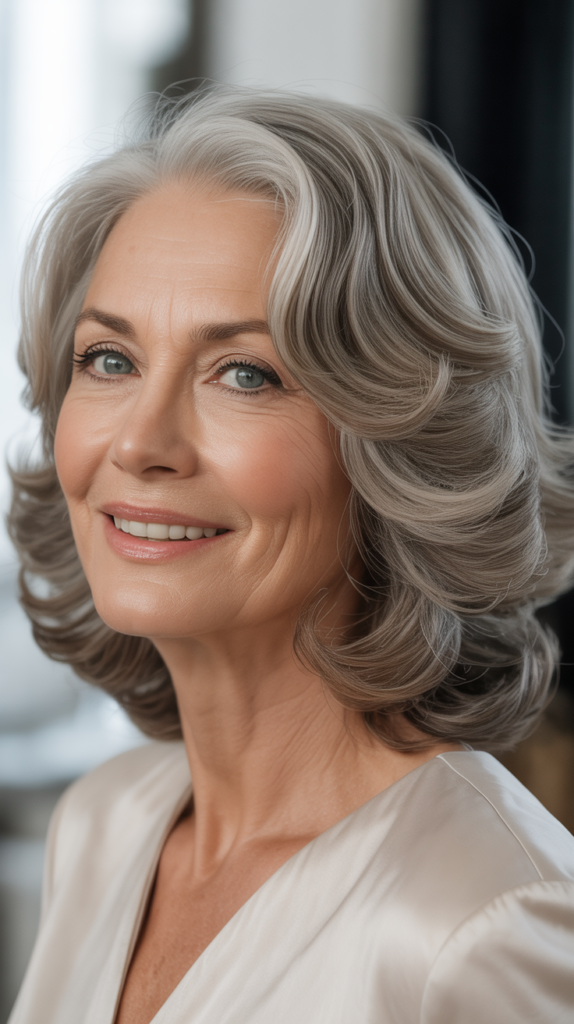 The Polished Midi with Soft Waves